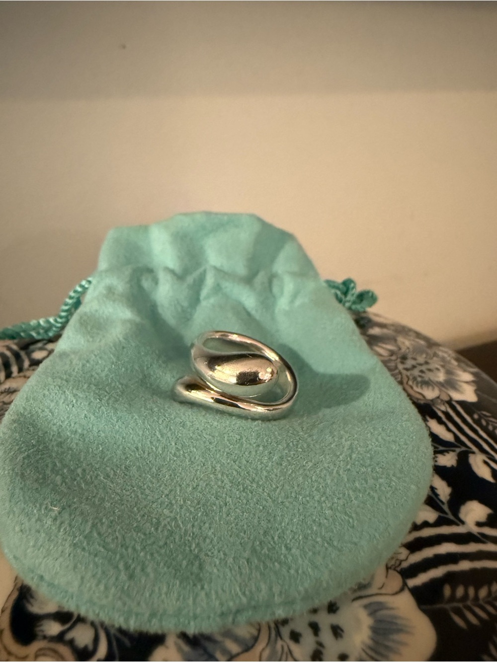 Tiffany & Co. Elsa Peretti Teardrop Ring - Sterling Silver